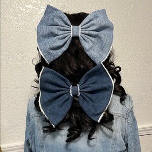 Large Hairbow Bundle Lot Kawaii Cottagecore Fabric Coquette Preppy Bow Academia